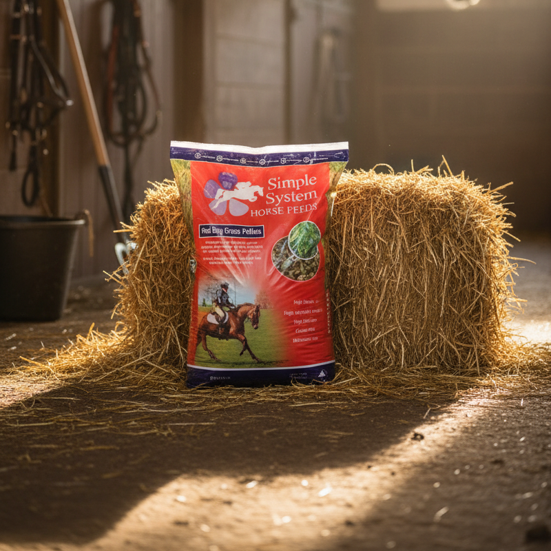 Simple System Red Bag Grass Pellets 20kg