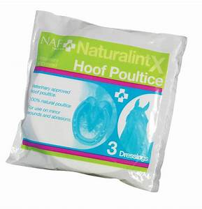 NAF NaturalintX Hoof Poultice X 3 Dressings