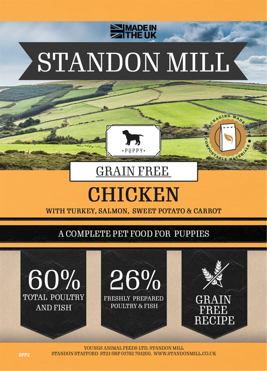 Standon Mill Gf Puppy Chicken 15kg