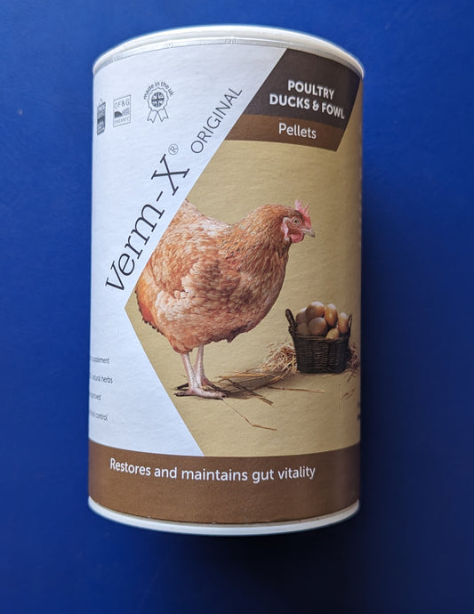 Verm-X Original Poultry, Duck and Fowl Pellets 250g