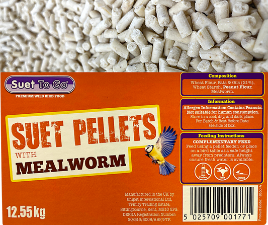 Stg Suet Pellet Mealworm 12.55Kg