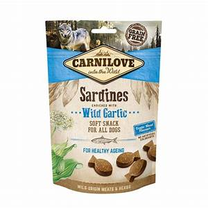 Carnilove Semi-Moist Sardines with Wild Garlic Dog Treats 200g