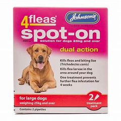 Johnsons 4fleas Spot-on Large Dogs over 25 kg