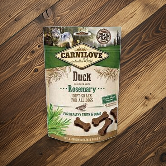 Carnilove Semi-Moist Duck with Rosemary Dog Treats 200g