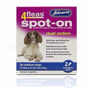 Johnsons Johnson's 4fleas Spot On Medium Dog, 2tmnt