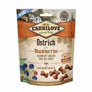 Carnilove Ostrich with Blackberries Crunchy Dog Treats 200g