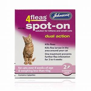 JVP Johnsons 4 fleas Spot-on for Cats & Kittens up to 4 kg - MZJOH554