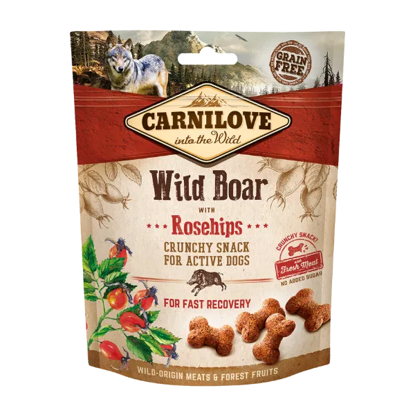 Carnilove Wild Boar with Rosehips snack