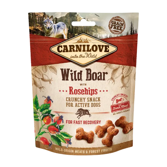 Carnilove Wild Boar with Rosehips snack