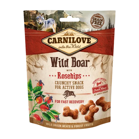 Carnilove Wild Boar with Rosehips snack