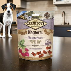 Carnilove Mackerel with Raspberries Crunchy Dog Treats 200g