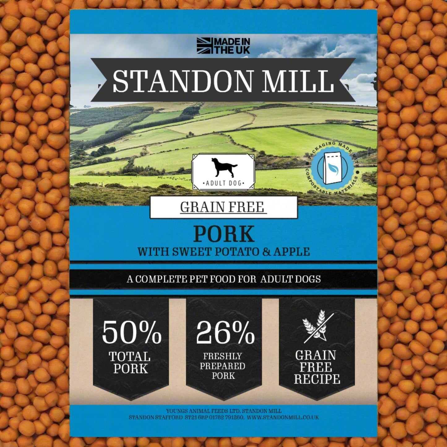 Standon Mill Gf Dog Pork