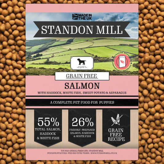 Standon Mill Gf Dog Puppy Salmon 15Kg