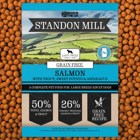 Standon Mill Gf Dog Large Breed Salmon & Trout 15Kg