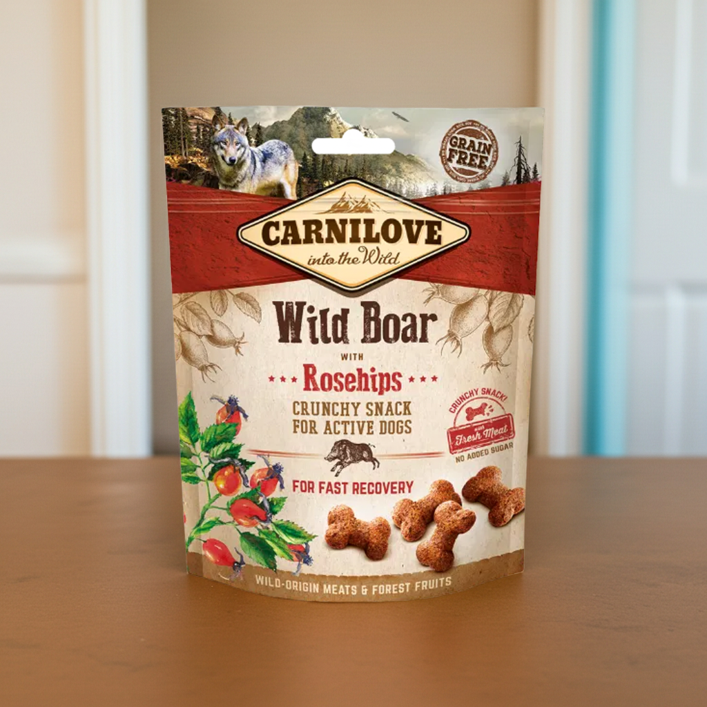 Carnilove Wild Boar with Rosehips snack
