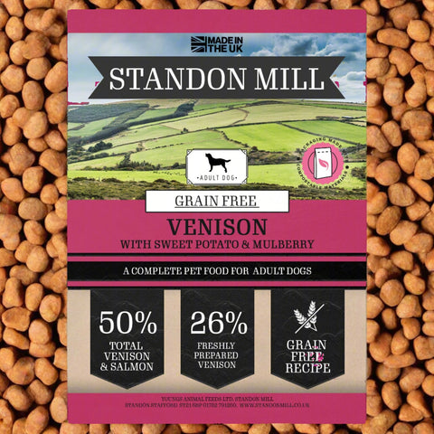 Standon Mill Gf Dog Venison 15Kg