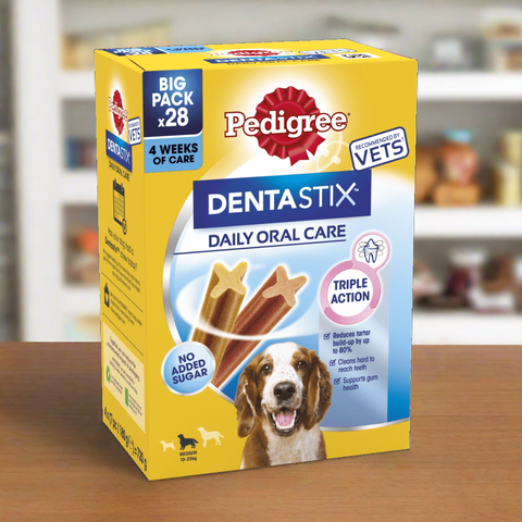 Pedigree Dentastix Medium Dog 28pk