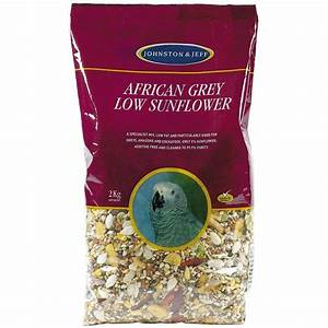Johnston & Jeff  Low Sunflower African Grey Food 2kg