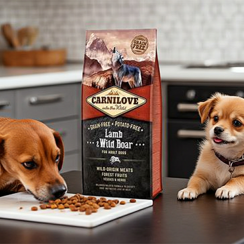 Carnilove Lamb & Wild Boar for Adult Dog Food 1.5kg