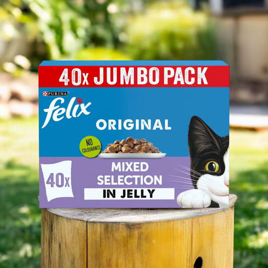 Felix Cat Food Pouches 40pk Mixed